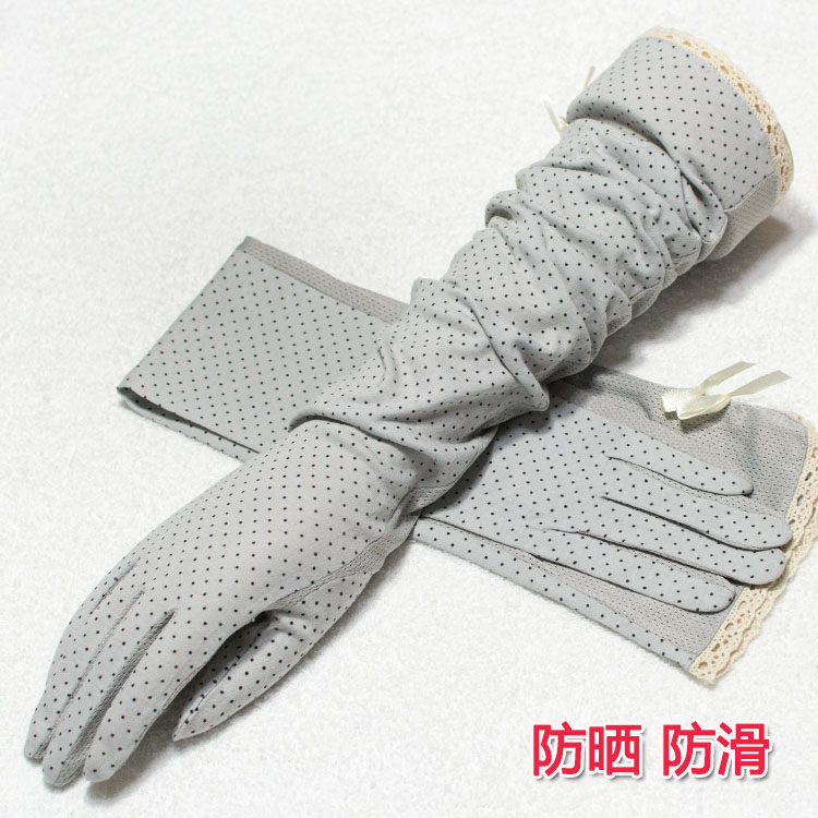 Sunscreen gloves summer Ride a bike drive a car have more cash than can be accounted for lady ultraviolet-proof Slip gloves Sleeves outdoorsin the Accessories/Leather belt/Hat/Muffler , Gloves  category - from Buy2taobao.com to provide professional Taobao agent buy service