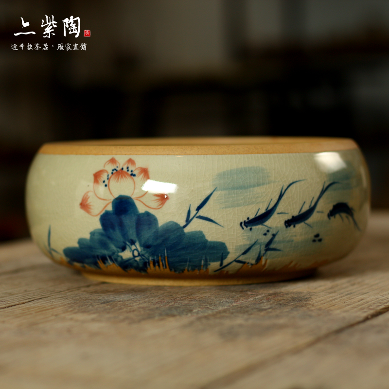 陶瓷功夫茶具茶杯粗陶 手工手绘杯洗 哥窑开片茶洗 花器水仙花盘在类目 餐饮具, 茶具, 功夫茶具中 - 来自Buy2taobao.com提供专业的淘宝代购服务