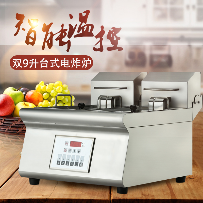 双缸电炸炉智能薯条炸锅定时正新鸡排炸鸡腿锅电脑版油炸机包邮在类目 厨房电器, 商用厨电, 商用炸锅中 - 来自Buy2taobao.com提供专业的淘宝代购服务