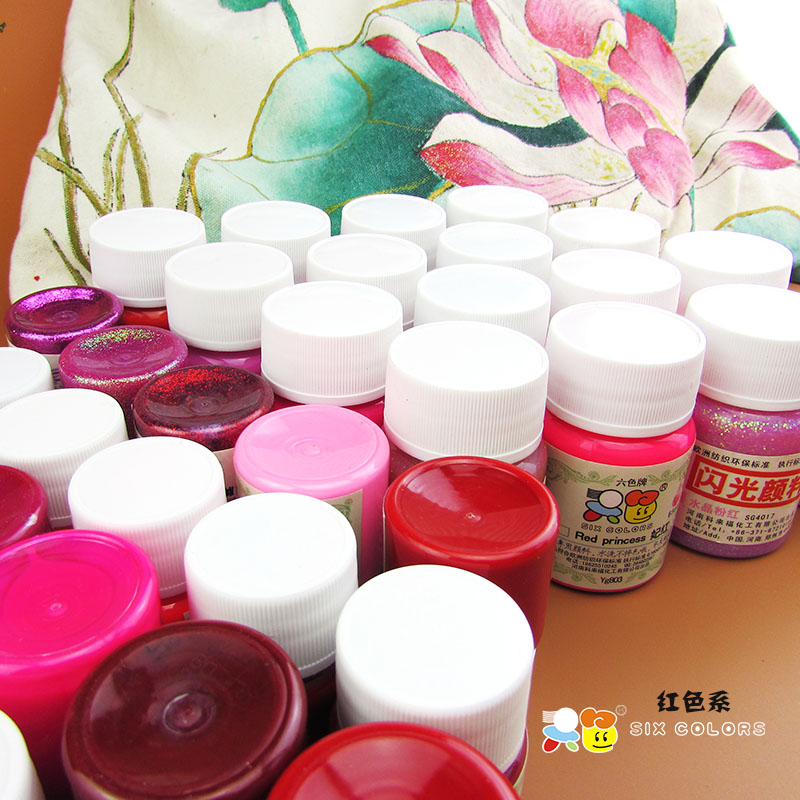 比丙烯好用 六色牌手绘颜料 手绘t恤颜料 手绘diy鞋 30毫升红色系|ruв категории электронный словарь/электрический бумажных книг/канцелярские принадлежности, рисовальный прибор/живописи материалов/каллиграфия товаров, Акриловые краски - от Buy2taobao.com для оказания профессиональной услуги покупки агента Taobao