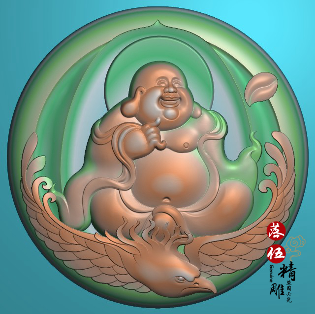 2019新款 6597弥勒笑佛坐大鸟大鹏展翅电脑雕刻浮雕精雕图jdp大佛|msdalam kategori Aksesori rumah, ukiran, Jade ukiran - dari Buy2taobao.com untuk memberikan perkhidmatan ejen Taobao profesional membeli