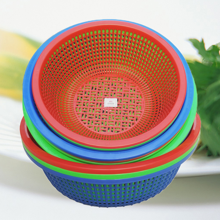 canteen Dedicated Vegetables Basket Leach basket Outsize circular Plastic thickening Water Treatment kitchen Vegetable basketin the Tableware , Tableware , Fruit bowl/Fruit plate/Hamper category - from Buy2taobao.com to provide professional Taobao agent buy service