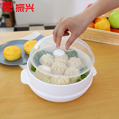微波炉蒸笼专用 圆形塑料大号多功能蒸包子馒头菜饭懒人神器|ruв категории кухня/посуда, кухонный Гаджет/кухня хранения, вспомогательные принадлежности кухонные приборы, специальный ящик для микроволновой печи - от Buy2taobao.com для оказания профессиональной услуги покупки агента Taobao