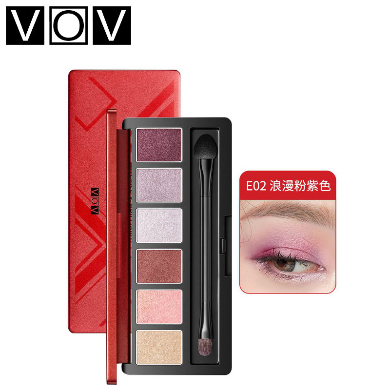 韩国VOV薇欧薇琉光艺彩六色眼影盘 大地色哑光珠光初学者细腻服帖在类目 彩妆/香水/美妆工具, 眼影中 - 来自Buy2taobao.com提供专业的淘宝代购服务