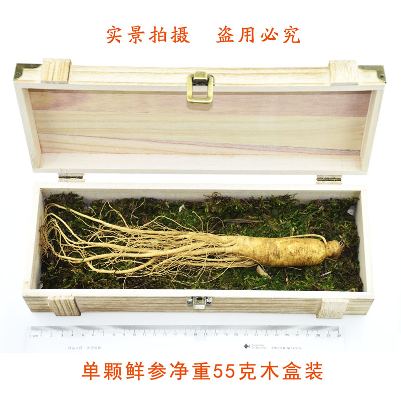 带土鲜人参净重55克整枝长白山正品鲜人参泡酒参礼盒参煲汤参包邮在类目 传统滋补营养品, 参类滋补品, 人参/园参中 - 来自Buy2taobao.com提供专业的淘宝代购服务