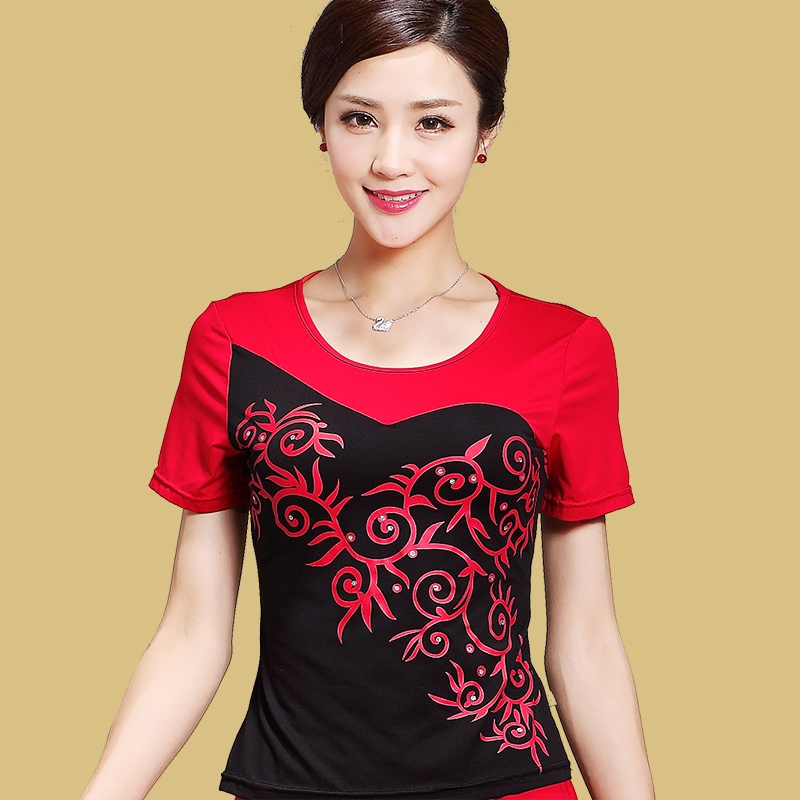 square dance clothing suit new pattern Spring and summer Short sleeved shirt skirt Middle and old age Dance costume Two piece setin the Sports/Yoga/Fitness/Fans supplies , Dance/Aerobics/Gymnastics , Square Dance , Square Dance Set category - from Buy2taobao.com to provide professional Taobao agent buy service