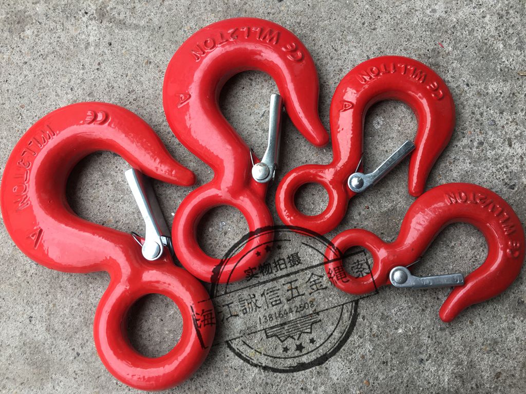 G80 American style Eye A hook 1T gules Insurance A hook Hoist Hook Lifting hook 2T 0.5T Cargo hookin the Hardware/Tool , Mechanical Hardware , Hook/Grapple category - from Buy2taobao.com to provide professional Taobao agent buy service