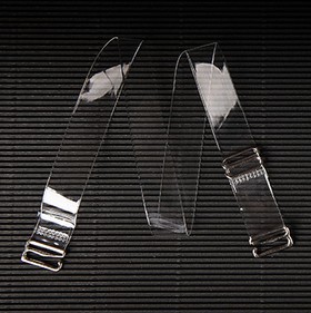 Loss clearance Steel buckle Invisible straps silica gel transparent Scrub Slip bra Tape 1CM widein the Lingerie/Men's underwear/Tracksuit , Straps category - from Buy2taobao.com to provide professional Taobao agent buy service