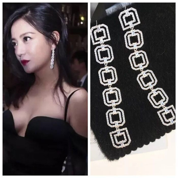 Europe and America Retro design Earrings Luxurious atmosphere Ear clip Pierced ears have more cash than can be accounted for Earrings Ladies Coldin the Accessories/Fashion Jewelry, Earring , Ear clip category - from Buy2taobao.com to provide professional Taobao agent buy service