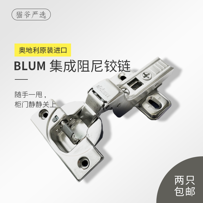猫爷严选-百隆铰链blum进口合页弹簧五金集成阻尼柜门缓冲脚链在类目 基础建材, 家用五金, 家具五金, 铰链中 - 来自Buy2taobao.com提供专业的淘宝代购服务