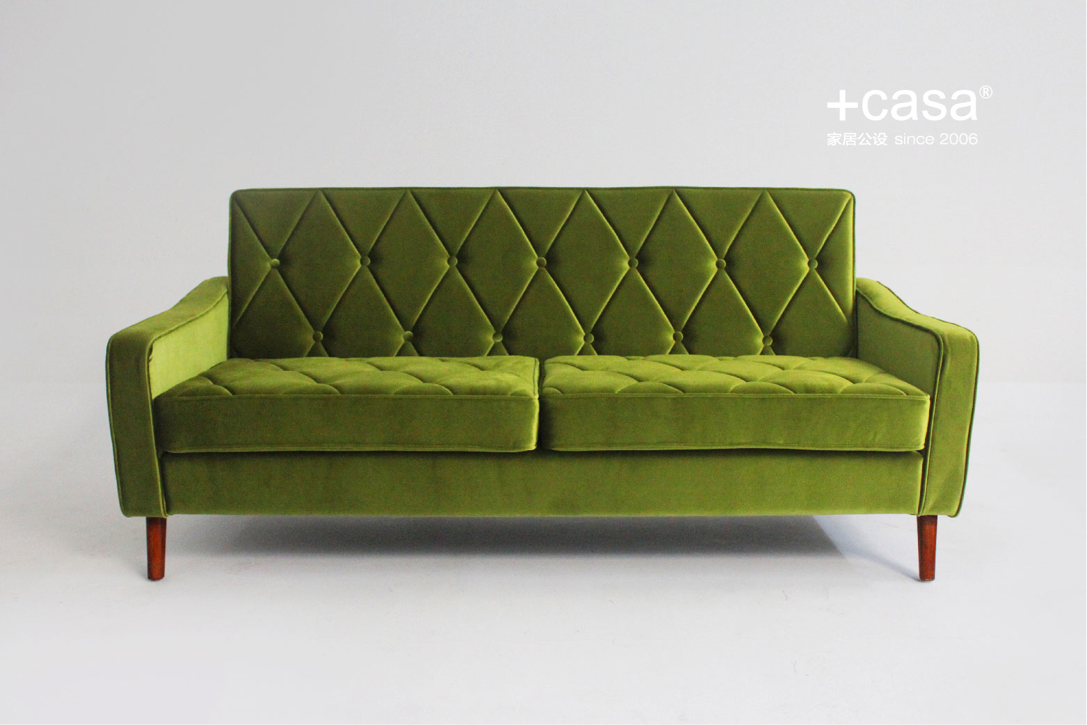 Home postulate Double sofa Japanese-style retro sofa leisure time literature sofa Solid wood legs Can be customizedin the Residential furniture , Sofa , Sofa category - from Buy2taobao.com to provide professional Taobao agent buy service