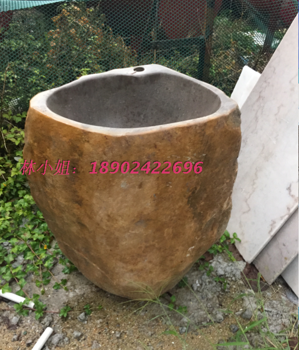 天然原石鹅卵石盆大理石洗脸盆,石雕台盆 台一体成型式台盆在类目 家装主材, 卫浴用品, 洗面盆, 立柱盆中 - 来自Buy2taobao.com提供专业的淘宝代购服务