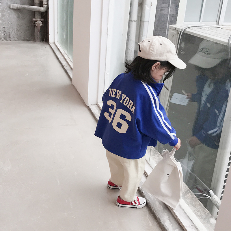 柠檬小镇童装2019春季夏新款韩版夹克潮 女童洋气棒球服开衫外套|msdalam kategori Kanak-kanak/Bayi/Keluarga dipasang, kot/jaket/overcoat, jaket/pakaian kulit - dari Buy2taobao.com untuk memberikan perkhidmatan ejen Taobao profesional membeli