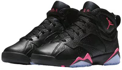 正品代购air jordan 7 乔7 aj7 篮球鞋黑粉男鞋女鞋 442960-018