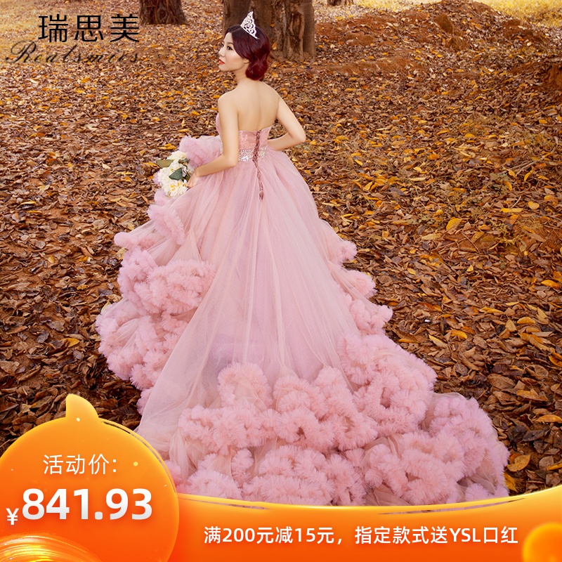 瑞思美新娘婚纱礼服2018新款拖尾奢华云朵之舞抹胸齐地蓬蓬裙|ruв категории Женская одежда, Cвадебные платья, свадебное платье - от Buy2taobao.com для оказания профессиональной услуги покупки агента Taobao