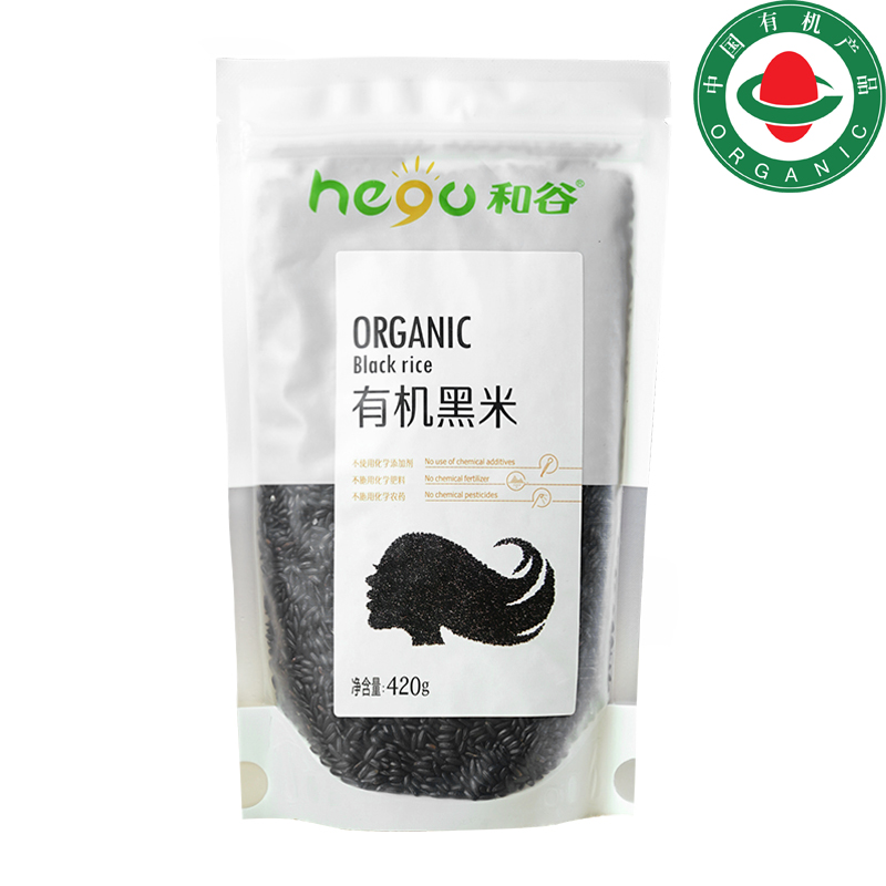 和谷有机黑米420g全胚芽米五谷杂粮粗粮和大米搭配健身餐在类目 粮油米面/南北干货/调味品, 米/面粉/杂粮, 米类, 黑米中 - 来自Buy2taobao.com提供专业的淘宝代购服务