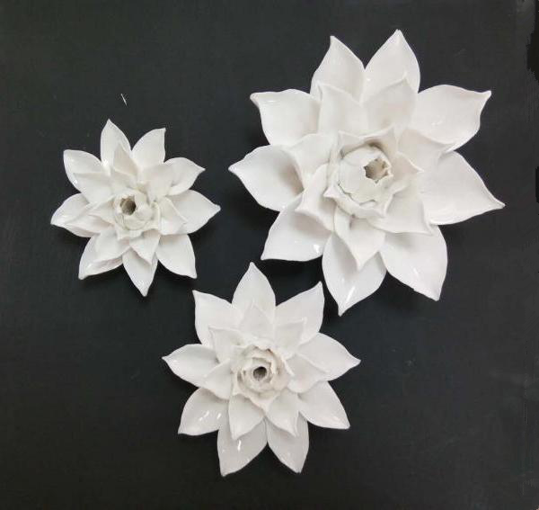 Lotus Decorative Wall Lotus Lotus Ceramic crafts fashion Home Accessories Lotus Background wall Pendantsin the Home accessories , Mural category - from Buy2taobao.com to provide professional Taobao agent buy service