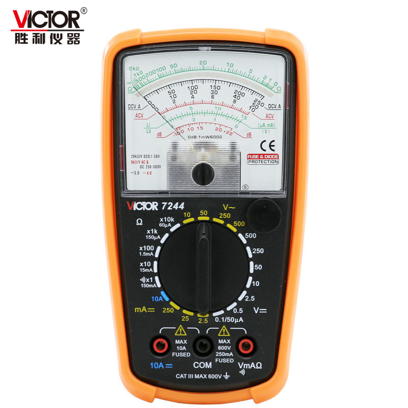 VICTOR胜利正品VC7244手持指针万用表 高精度多用表机械万能表在类目 五金/工具, 仪器仪表, 万用表中 - 来自Buy2taobao.com提供专业的淘宝代购服务