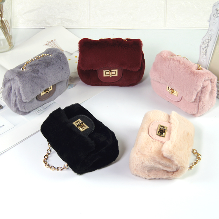Maomao princess Bag Inclined shoulder bag Autumn and winter girl chain Plush Bag girl Mini The single shoulder bagin the Toy/Childs/Puzzle/Building block/Model , Bags for children/Backpack/Bags , Messenger Bag/Bag/Purse category - from Buy2taobao.com to provide professional Taobao agent buy service