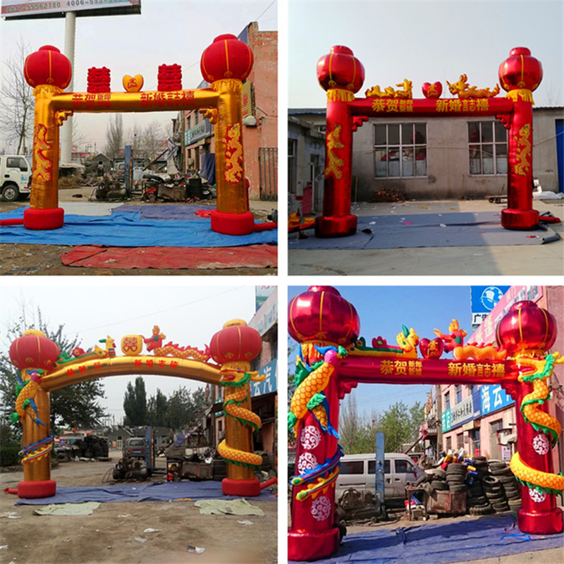 inflation Dragon Phoenix Shuanglong arch Air mold Wedding celebration The opening celebration Column Panlong Caigongmen Noctilucent Fanin the Festive supplies/Gift , Wedding Themes/Props , Arch category - from Buy2taobao.com to provide professional Taobao agent buy service