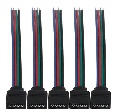 3528 5050七彩灯带连接线12V led灯带链接线 RGB端子线 彩色排线在类目 3C数码配件, 电子元器件市场, 线材/线类, 连接线中 - 来自Buy2taobao.com提供专业的淘宝代购服务