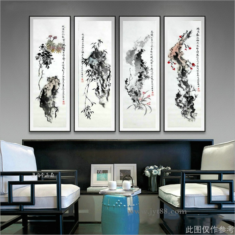 集雅堂实体店画廊国画字画梅兰竹菊挂画四条屏现代新中式装饰画在类目 家居饰品, 装饰画, 国画中 - 来自Buy2taobao.com提供专业的淘宝代购服务
