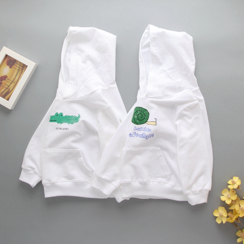 children Spring Baby Sweater white Female baby Base coat Cotton Boy Hoodie Long sleeve 1-3 yearin the Children/Baby/Family fitted , Sweater/Fleece category - from Buy2taobao.com to provide professional Taobao agent buy service