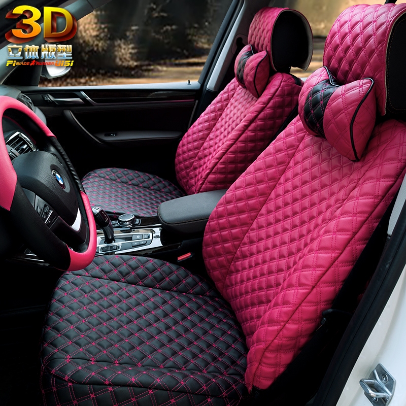 audi A4LA3Q3Q5 fashion lovely Rose red lady 3D All encompassing Car cushion Four Seasons seatin the Car/Articles/Fitting/Refit , Car Accessories/The jewelry , Universal seat category - from Buy2taobao.com to provide professional Taobao agent buy service
