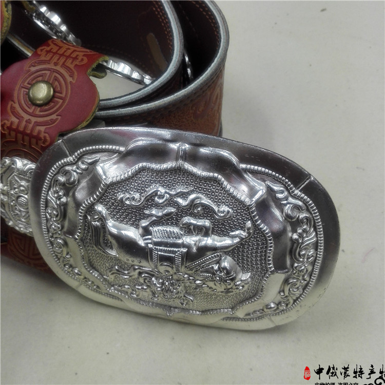 Mongolia belt man Mongolian gowns belt Accessories parts genuine leather Ethnic style Belt buckle show bandwidthin the Arts and crafts , Minority handicrafts , Mongolian features , Mongolian chic belt category - from Buy2taobao.com to provide professional Taobao agent buy service