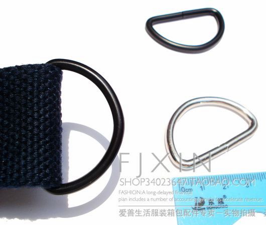 DIY parts Bag with buckle Metal Bold D buckle Semi-circle Connect buckle 3.8CM 1.2 element/individualin the Accessories/Leather belt/Hat/Muffler , Shoes and bags/Belt Accessories , Bag Accessories , Taping category - from Buy2taobao.com to provide professional Taobao agent buy service