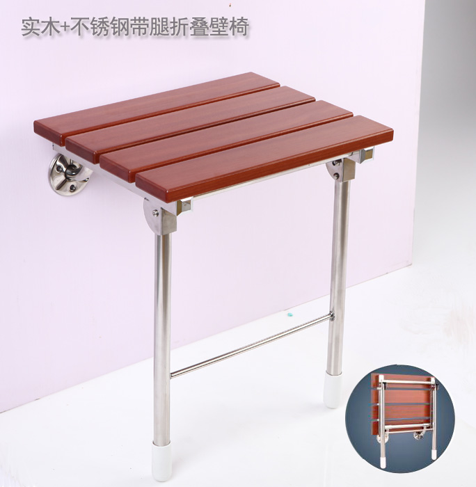 精品乐美仕牌带脚可折叠换鞋凳子实木挂墙壁椅玄关浴室凳有腿家用在类目 住宅家具, 坐具类, 凳类, 折叠凳中 - 来自Buy2taobao.com提供专业的淘宝代购服务