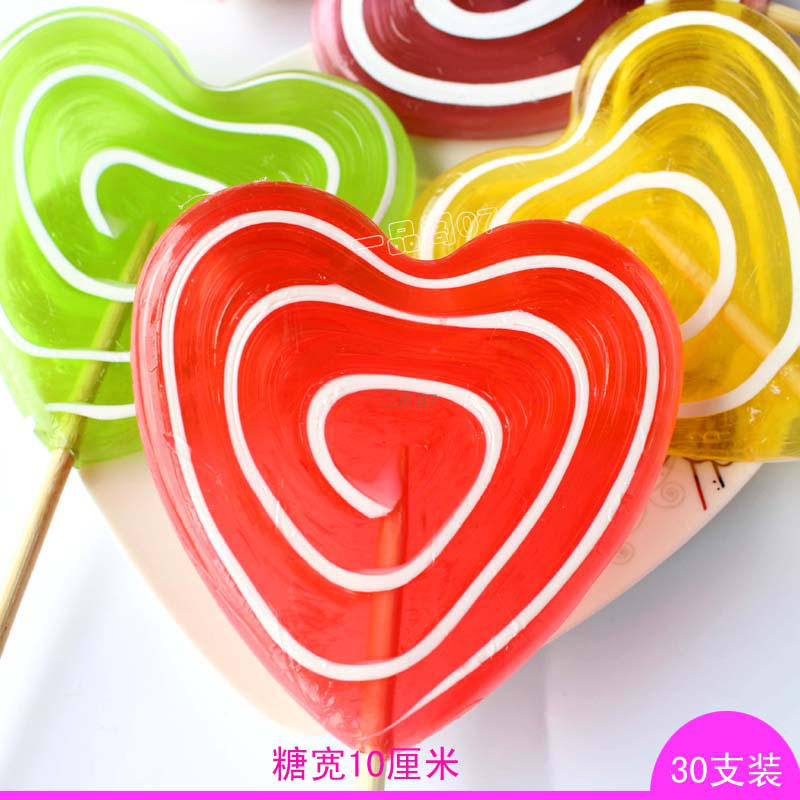 Children's Day gift 80g transparent heart-shaped Lollipop crystal Love Sugar Wedding celebration Candy 30 Sticks 10 Cmin the Snacks/Nuts/Specialty , Sweets and snacks/Jelly/Pudding , Candy category - from Buy2taobao.com to provide professional Taobao agent buy service