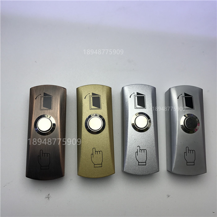 门禁铝合金出门按钮 小型出门开关 防水锌合金 带底盒拉丝古铜色在类目 电子/电工, 插座, 开关插座套装中 - 来自Buy2taobao.com提供专业的淘宝代购服务