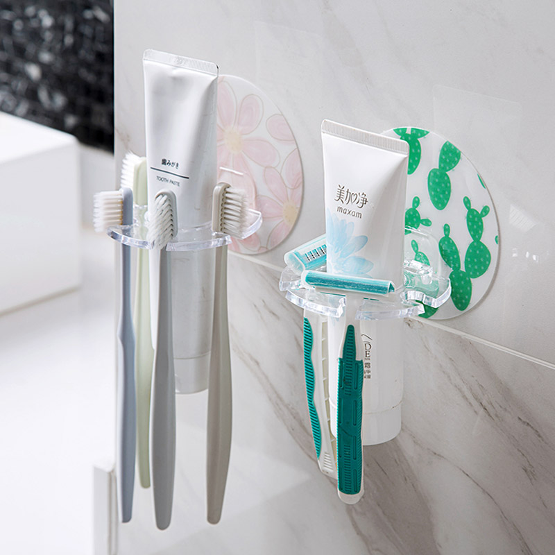 Home Free punch Toothbrush holder razor Storage rack Shower Room Wall hanging Brush teeth Wash one's face Dental equipment rack Toothbrush holderin the Family/Personal Cleaning Tools , Sanitary appliances/Bathroom accessories , Toothbrush holder/Teeth bench category - from Buy2taobao.com to provide professional Taobao agent buy service
