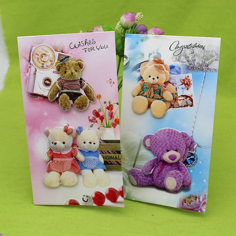 Selling originality three-dimensional Cartoon Greeting Cards lovely Blessing Birthday Card graduation student giftin the Festive supplies/Gift , Greeting Cards/Card category - from Buy2taobao.com to provide professional Taobao agent buy service