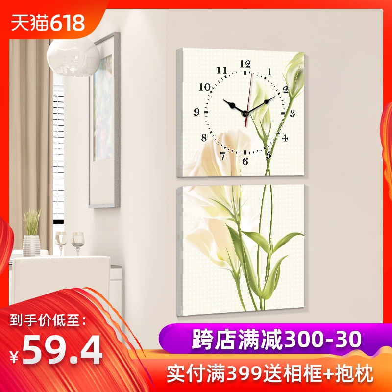 客厅两联竖版玄关装饰画挂画简约现代进门电表箱遮挡花卉壁画墙画在类目 家居饰品, 装饰画, 无框画挂钟中 - 来自Buy2taobao.com提供专业的淘宝代购服务