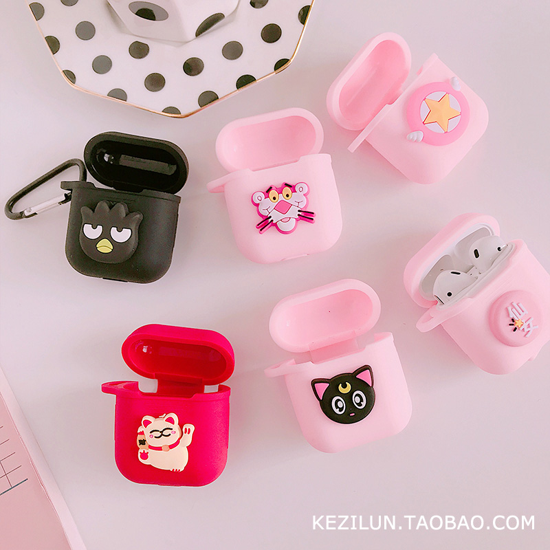 Apple AirPods headset smart cover Cartoon silica gel the republic of korea lovely Key buckle personality Fall Female modelsin the 3C Digital Accessories, MP3/MP4 Fitting , Headphone Accessories category - from Buy2taobao.com to provide professional Taobao agent buy service
