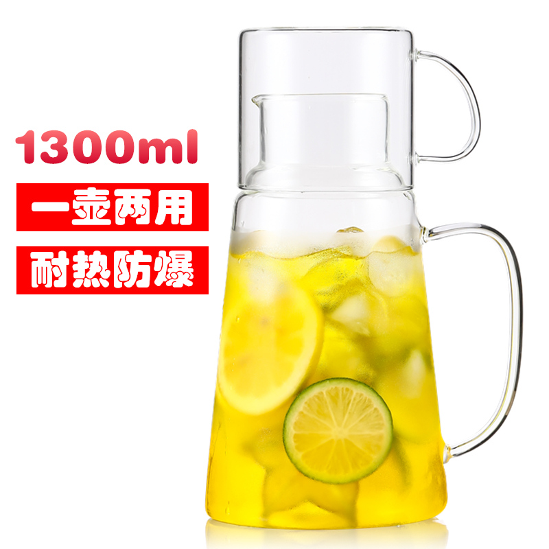 防爆耐热家用玻璃晾凉白开水壶冰箱大凉水杯套装储水瓶豆浆泡茶壶|msdalam kategori pinggan mangkuk, Cup/cawan/cerek, Mainan air Set - dari Buy2taobao.com untuk memberikan perkhidmatan ejen Taobao profesional membeli