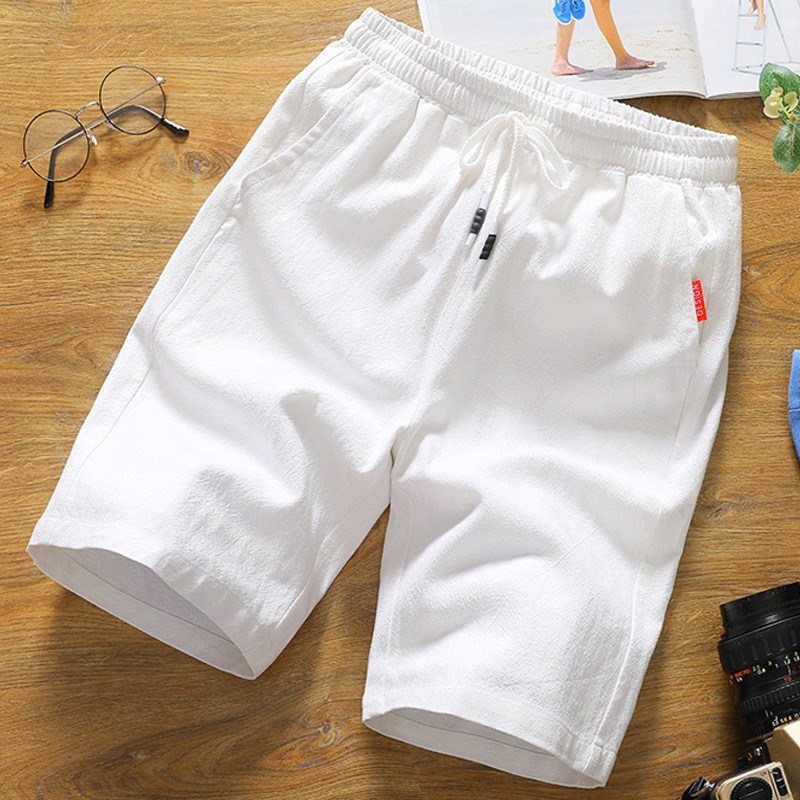fashion men's wear shorts summer Summer wear Show thin Elastic force Seventh white Elastic waist motion 7 pants Western stylein the Men's clothing, Casual pants category - from Buy2taobao.com to provide professional Taobao agent buy service
