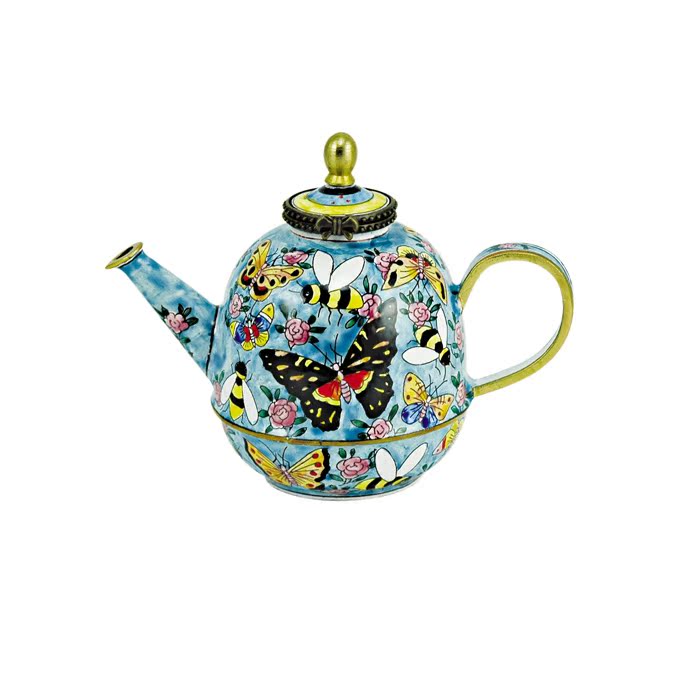 China Characteristic Festival Foreigner Watch teapot Cloisonne pot Play China Special gift Foreignerin the Arts and crafts , Folk arts and crafts Features , Cloisonne category - from Buy2taobao.com to provide professional Taobao agent buy service