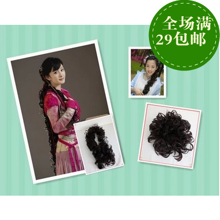 毛毛虫 丸子头 花苞头 假发包 弹力拉花缠绕式毛毛虫发条假发|msdalam kategori Penjagaan rambut/rambut palsu, rambut palsu, keping rambut - dari Buy2taobao.com untuk memberikan perkhidmatan ejen Taobao profesional membeli