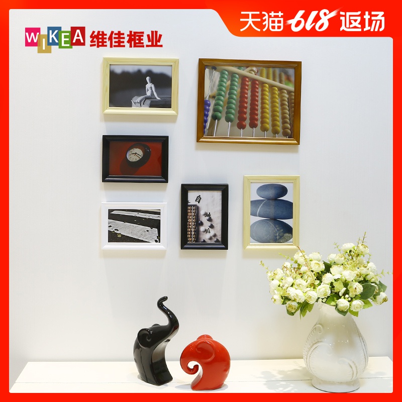 维佳框业 6框实木欧式简约照片墙 小墙面相框墙 经典创意相框组合在类目 家居饰品, 照片/照片墙, 照片墙中 - 来自Buy2taobao.com提供专业的淘宝代购服务