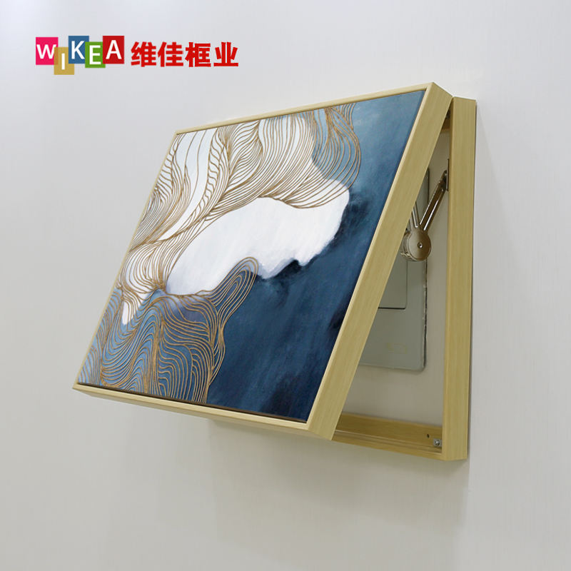 抽象电表箱装饰画客厅遮挡配电箱强电盒开关弱电闸空开盒现代壁画|ruв категории Домашний быт, декоративная живопись, современные декоративные картины - от Buy2taobao.com для оказания профессиональной услуги покупки агента Taobao