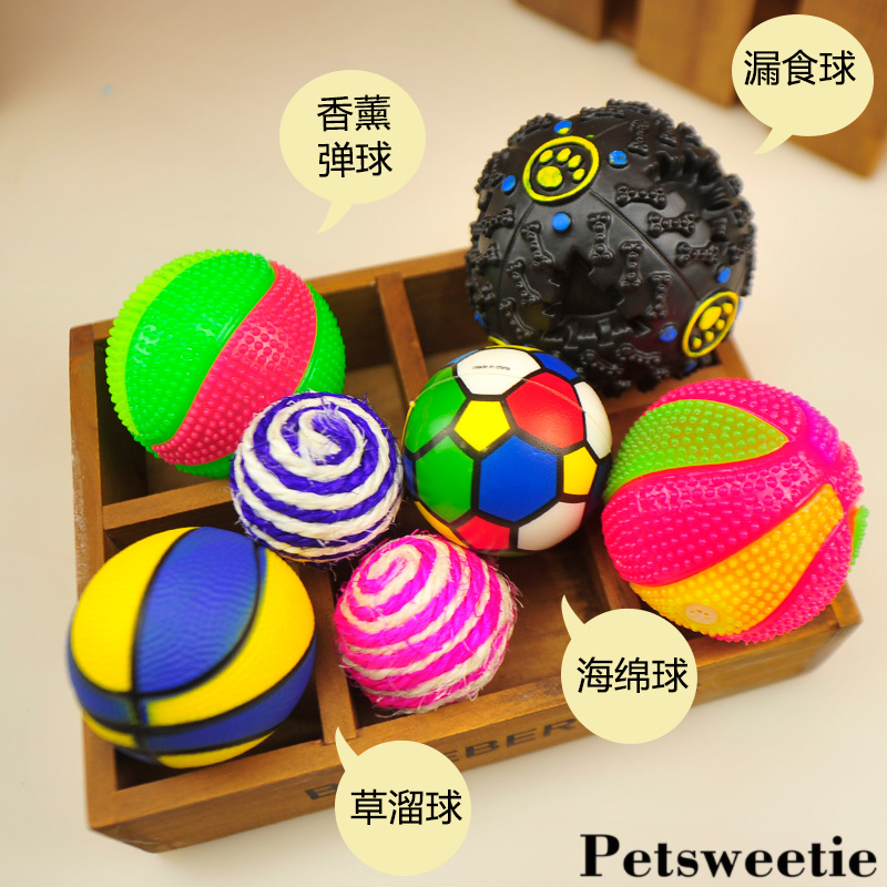 宠物玩具球 狗狗漏食球发声耐咬磨牙泰迪金毛幼犬训练互动用品|msdalam kategori haiwan peliharaan/makanan haiwan dan bekalan, Cat/Mainan anjing, bola getah/mainan sfera - dari Buy2taobao.com untuk memberikan perkhidmatan ejen Taobao profesional membeli
