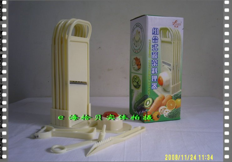 【拾贝家居】凤驰蔬菜料理器 厨房刨丝 器切土豆丝 切片器2套包邮|msdalam kategori dapur/memasak Appliances, Alat dapur/Penyimpanan dapur, Pelbagai fungsi peranti sayur-sayuran - dari Buy2taobao.com untuk memberikan perkhidmatan ejen Taobao profesional membeli