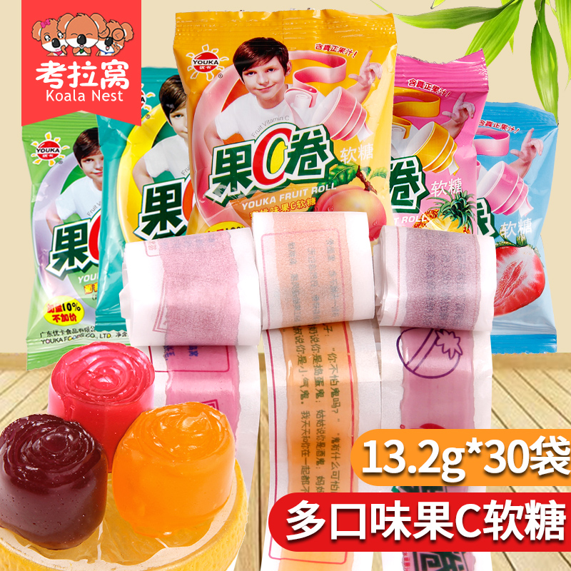【考拉窩】 80後懷舊零食優卡果C卷13.2g*30袋含果汁軟糖禮包包郵在類目 零食/堅果/特產, 糖果零食/果凍/布丁, 糖果中 - 來自Buy2taobao.com提供專業的淘寶代購服務