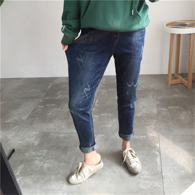 JC31雅宿YASOO 有范儿又不张扬！水洗抓纹哈伦显瘦牛仔裤pm44 X