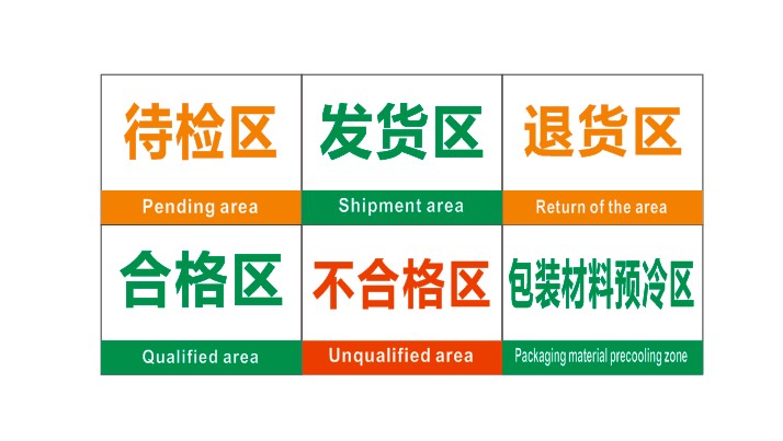 gsp医疗器械库房体外诊断试剂冷库分区PVC标识牌三色五区医药仓库在类目 电子词典/电纸书/文化用品, 教学演示/展示告示用品, 标志牌/提示牌中 - 来自Buy2taobao.com提供专业的淘宝代购服务
