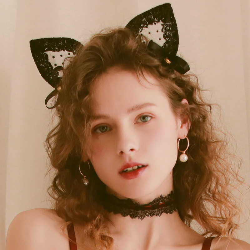 小野猫铃铛头箍管阿姨十点半内衣配件H-019蕾丝毛毛发箍女仆头饰|ruв категории Нижнее белье, бельевая арматура - от Buy2taobao.com для оказания профессиональной услуги покупки агента Taobao