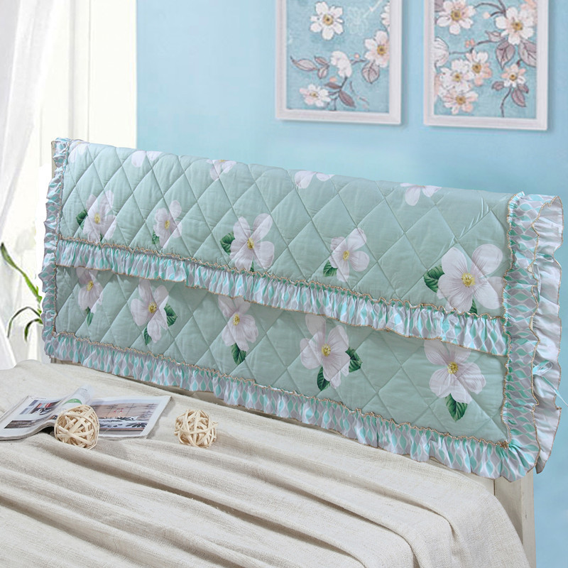 Cotton thickening Bedside Bedside cover 1.5/1.8 Korean Princess wind printing Cotton clip Bedside smart coverin the Decoration main material , Walls Soft Pack/Bed sets/Craft software package , Bed sets category - from Buy2taobao.com to provide professional Taobao agent buy service